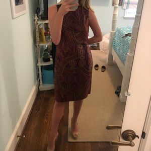 NWOT Ralph Lauren paisley silk dress